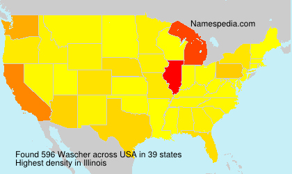 Surname Wascher in USA