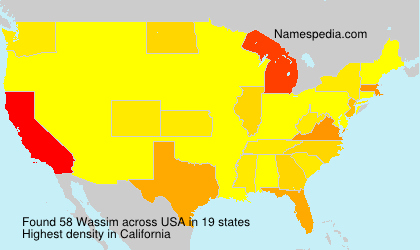 Surname Wassim in USA