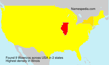 Surname Wawrzos in USA