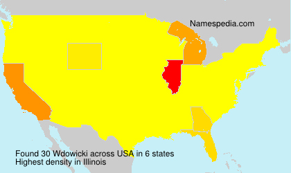 Surname Wdowicki in USA