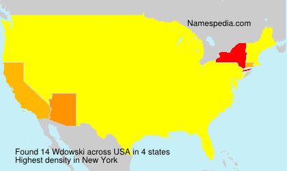 Surname Wdowski in USA