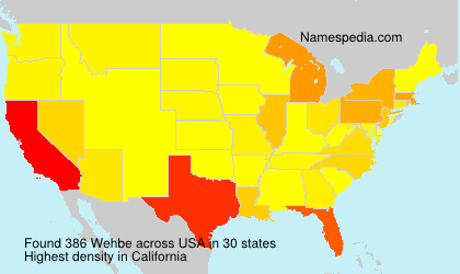 Surname Wehbe in USA
