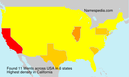 Surname Wents in USA