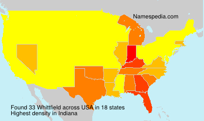 Surname Whittfield in USA