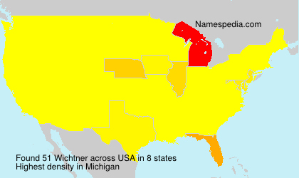 Surname Wichtner in USA