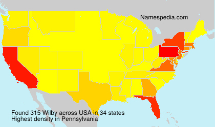 Surname Wilby in USA