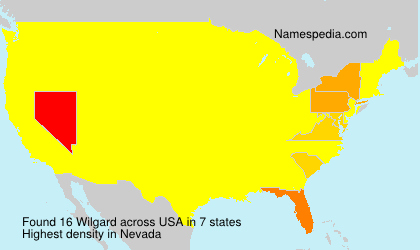 Surname Wilgard in USA
