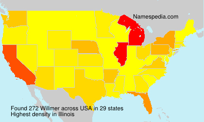 Surname Willmer in USA