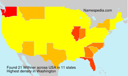 Surname Withner in USA