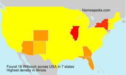 Surname Wittosch in USA
