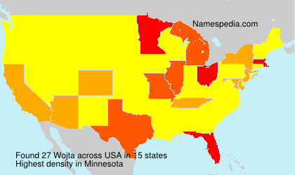 Surname Wojta in USA