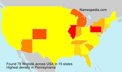 Surname Wojtalik in USA