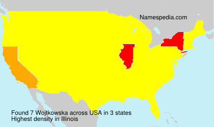 Surname Wojtkowska in USA