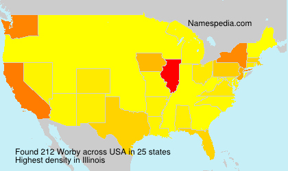 Surname Worby in USA