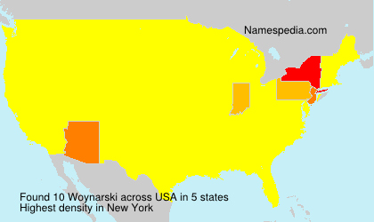Surname Woynarski in USA
