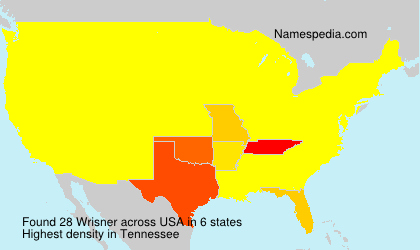 Surname Wrisner in USA