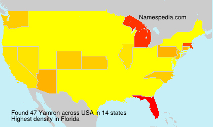 Surname Yamron in USA