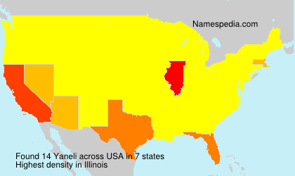Surname Yaneli in USA