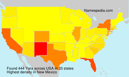 Surname Yara in USA