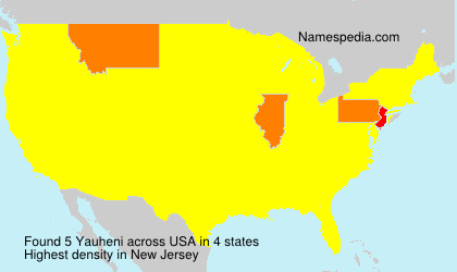 Surname Yauheni in USA