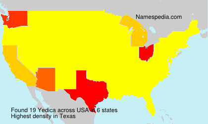Surname Yedica in USA
