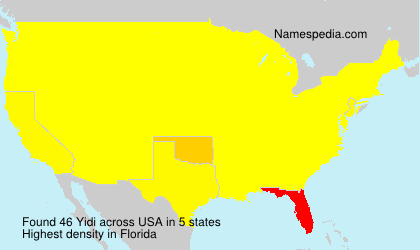 Surname Yidi in USA