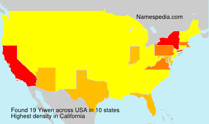 Surname Yiwen in USA