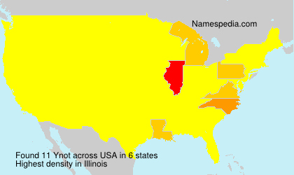 Surname Ynot in USA