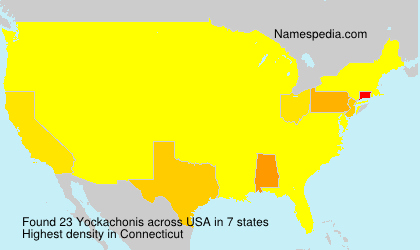 Surname Yockachonis in USA