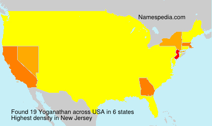 Surname Yoganathan in USA