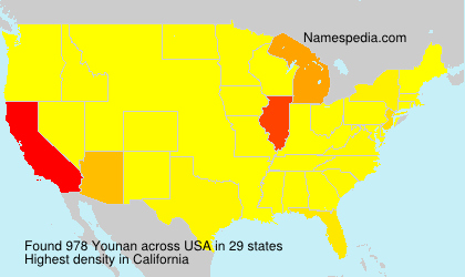 Surname Younan in USA