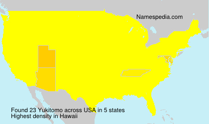 Surname Yukitomo in USA