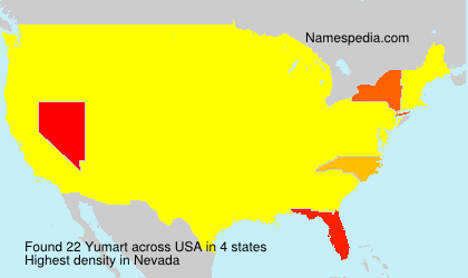 Surname Yumart in USA