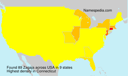 Surname Zagaja in USA