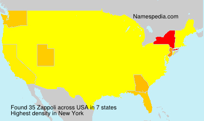 Surname Zappoli in USA