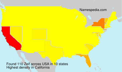 Surname Zeif in USA