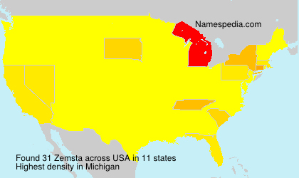 Surname Zemsta in USA