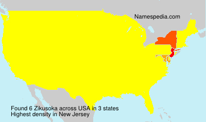Surname Zikusoka in USA