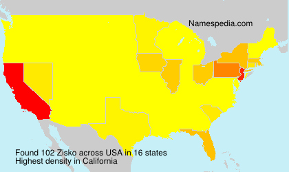 Surname Zisko in USA