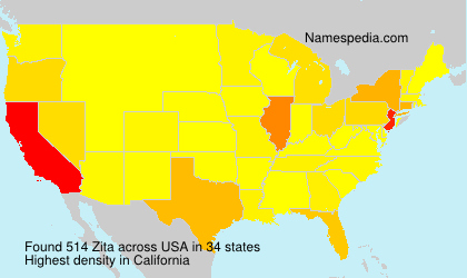 Surname Zita in USA