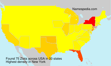 Surname Zlata in USA