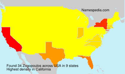 Surname Zogopoulos in USA