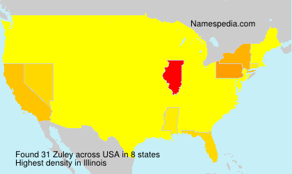 Surname Zuley in USA