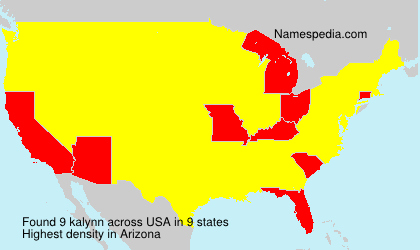 Surname kalynn in USA