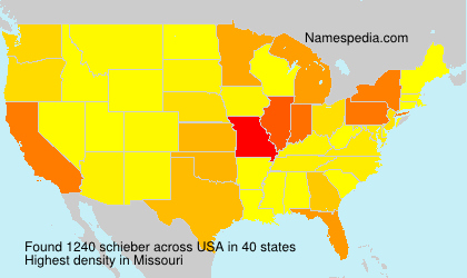 Surname schieber in USA
